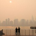 Video: New York zbog dima iz Kanade poput površine Marsa
