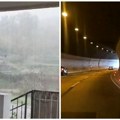Haos u Hrvatskoj, kola stoje u tunelu zbog oluje: Ciklon doneo kišu i grad, siloviti pljuskovi zaustavili sve (video)