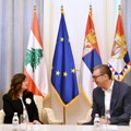 Vučić primio u oproštajnu posetu ambasadorku Libana Nadu Al Akl