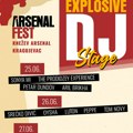 Timo Maas, Tom Novy i Aril Brikha na Explosive DJ Stage-u Arsenal Festa