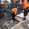Sanacija pešačkog dela mosta od Zvezde ka Erdeču