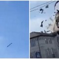 Дрон камиказа се забија у зграду Универзитета! Бруталан напад Руса на Харков, има рањених! (фото/видео)