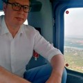 Vučić objavio sliku iz helikoptera: Danas se uputio na zanimljiv događaj, imao je jasnu poruku