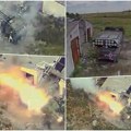 Brutalno! Mlrs planuo kao kutija sa šibicama! Ukrajinski dron razneo severnokorejski raketni lanser! (foto/video)