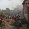 Požar u naselju Slavko Zlatanović u Leskovcu