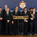 Vučić primio vaterpoliste Srbije nakon osvajanja zlata na Evropskom prvenstvu
