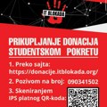 Prikupljanje donacija studentskom pokretu u Kragujevcu