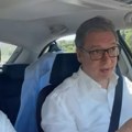 Predsednik Vučić i ministar Mali se provozali novom obilaznicom oko Beograda