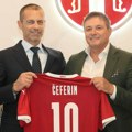 Predsednik UEFa stigao u Srbiju! Čeferin prati dva događaja - novi stadion i važan meč!