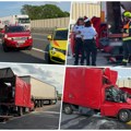 Srbin poginuo u Pragu! Kamionom se zakucao u šleper, stravične fotografije s mesta saobraćajne nesreće (foto)