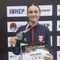 Karatistkinja Zrenjanina Mila Salapura vicešampionka Balkana