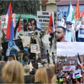 Region ujedinjen u zahtevima za pomoć Palestini: Protesti u Beogradu, Podgorici, Sarajevu FOTO