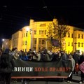 Protestne šetnje studenata u blokadi Pravnog i Poljoprivrednog fakulteta u Beogradu