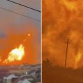 Masovne eksplozije u Dagestanu, evakuisano 100 ljudi: Gasovod u plamenu, vatra "progutala" područje (video)
