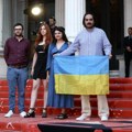 Ukrajinska zastava na crvenom tepihu Sarajevo film festivala