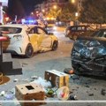 Sudar tri automobila u Temerinskoj, dva ulici (VIDEO)