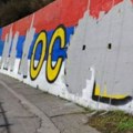 Uništen mural "Kad se vojska na Kosovo vrati" na Zelenom vencu