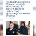MERSIJA CAMOVIĆ REBRONJA PODNELA KRIVIČNU PRIJAVU PROTIV NAČELNIKA PU NOVI PAZAR