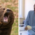 Medvedica je Viktoru smrskala lice i otkinula vilicu: Teško povređen prešao je kilometar i po da pronađe pomoć