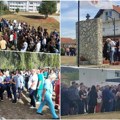 Srbi iz Kosovskog Pomoravlja odaju počast stradalima na Kosovu: Stoje u redovima da upale sveće