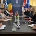 Đurić sa diplomatskim predstavnicima Grčke, Kipra, Rumunije, Slovačke i Španije u Beogradu
