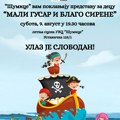 Besplatna predstava "Mali gusar i blago sirene" u "Šumicama"