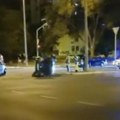 Saobraćajka na Novom Beogradu: Automobil se prevrnuo na bok, policija na licu mesta (video)