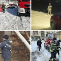 Vanredna situacija zbog snega u devet gradova: Više od 190 vatrogasaca i 85 vozila na terenu širom Srbije