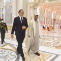 O čemu su razgovarali Aleksandar Vučić i Mohamed bin Zajed al Nahjan?