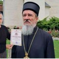 Pravoslavni mitropolit mileševski Atanasije dodelio arhipastirsku gramatu Aleksandru Leposaviću iz Ivanjice