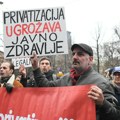 Radnici Apoteka ‘Beograd’ protestovali pred Vladom Srbije, traže razgovor sa premijerom Macutom