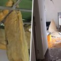 Plafon se oljuštio i propao, sve kao da je od kartona: Pogledajte šta je oluja napravila od stana u Beogradu