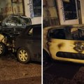 Tri automobila izgorela na Čukarici: sitroen i 2 škode uništeni u plamenu