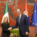 Meloni i Vučić u Beogradu: Robna razmena Italije i Srbije 4,6 milijardi