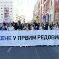 Studentski osmomartovski protest: ‘Žene u prvim redovima’