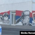 Mural Ratka Mladića iscrtan na objektu narodne kuhinje u Banjaluci