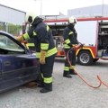 Zajednički trening srpskih i bugarskih vatrogasaca u Vranju