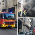 Dramatične slike iz Gajeve ulice: Buknuo požar u garaži zgrade, heroji se borili sa crnim dimom u podzemlju