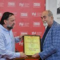 Uručene nagrade UNS: Nagrada za hrabrost „Aleksandar Tijanić“ uredniku ekonomije nedeljnika „Radar“ Milanu Ćulibrku