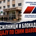 SNS Gornji Milanovac: Nasilnici i blokaderi pucaju po svim šavovima