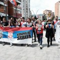 Protestna šetnja u Kosovskoj Mitrovici u znak podrške Milunu Lunetu Milenkoviću