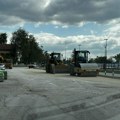 Uređenje parking prostora pored otvorenog bazena