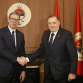 Vučić se sastao sa Dodikom: Razgovarali smo o regionalnim pitanjima i saradnji Srbije i Republike Srpske