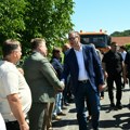 Vučić obilazi završne radove na modernizaciji puta između Gornjih i Donjih Sinkovaca