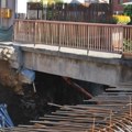 Aleksandrovac: Obrušio se deo obale na kojoj se gradi most
