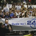 (BLOG) Veliki broj ljudi na skupu podrške Zoranu Kesiću i ekipi Njuz.neta: "Ovde su i 24 minuta previše"
