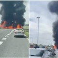(Video) Vozač kamiona izgoreo u kabini! Gorelo vozilo kod Slavonskog Broda u snažnoj eksploziji stradao makedonski…