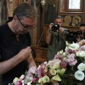 Predsednik Vučić u poseti manastiru Tumane