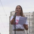 Studentkinja Milica ispred Rektorata: Došlo je vreme da preuzmemo institucije ove države i ispunimo zahteve zbog kojih smo…