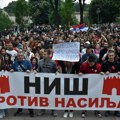 Protest "Srbija protiv nasilja" širi se jugom Srbije